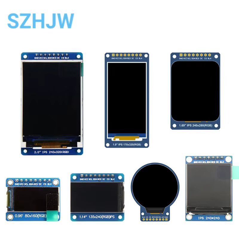 Écran LCD OLED IPS TFT de 0.96/1.14/1.28/1.3/1.54/1.69/1.9/2.0 pouces, technologie pour Ardunio Raspberry pi stm