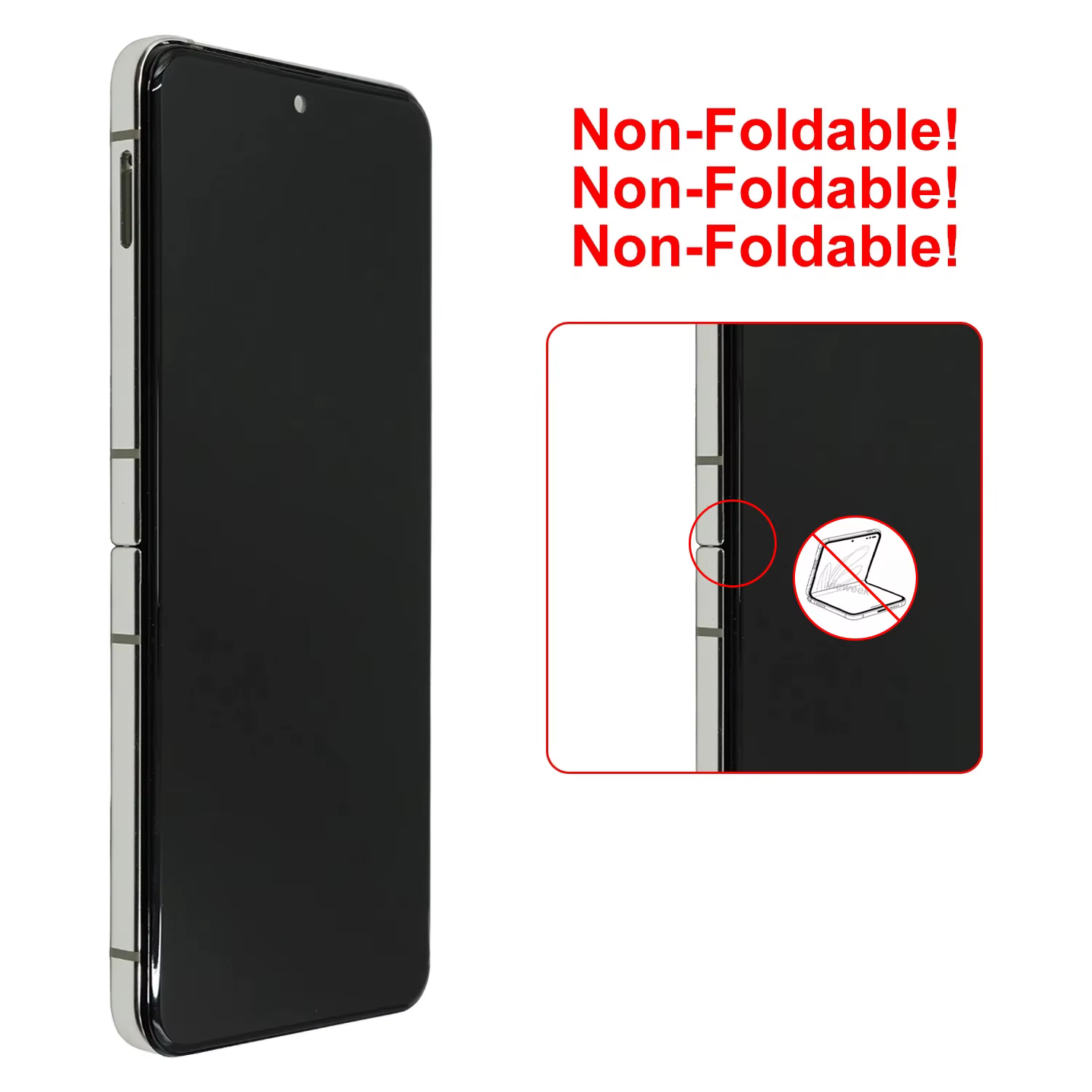 Écran d'affichage TFT Z Flip5 avec assemblage de cadre pour Samsung Galaxy Z Flip 5 F731B F731B/DS, pièce d'écran tactile numérique