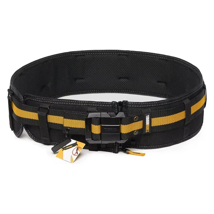 TOUGHBUILT TB-CT-41 Ceinture rembourrée avec boucle à clip robuste et support arrière Ceintures de travail de construction Outils robustes