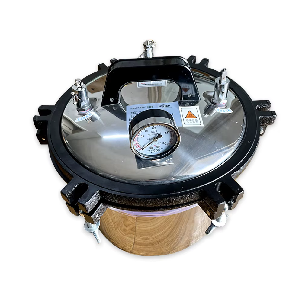 Stérilisateur haute pression portable en acier inoxydable, réservoir tertiaire à vapeur sous pression, chauffage automatique, 70-106kPa