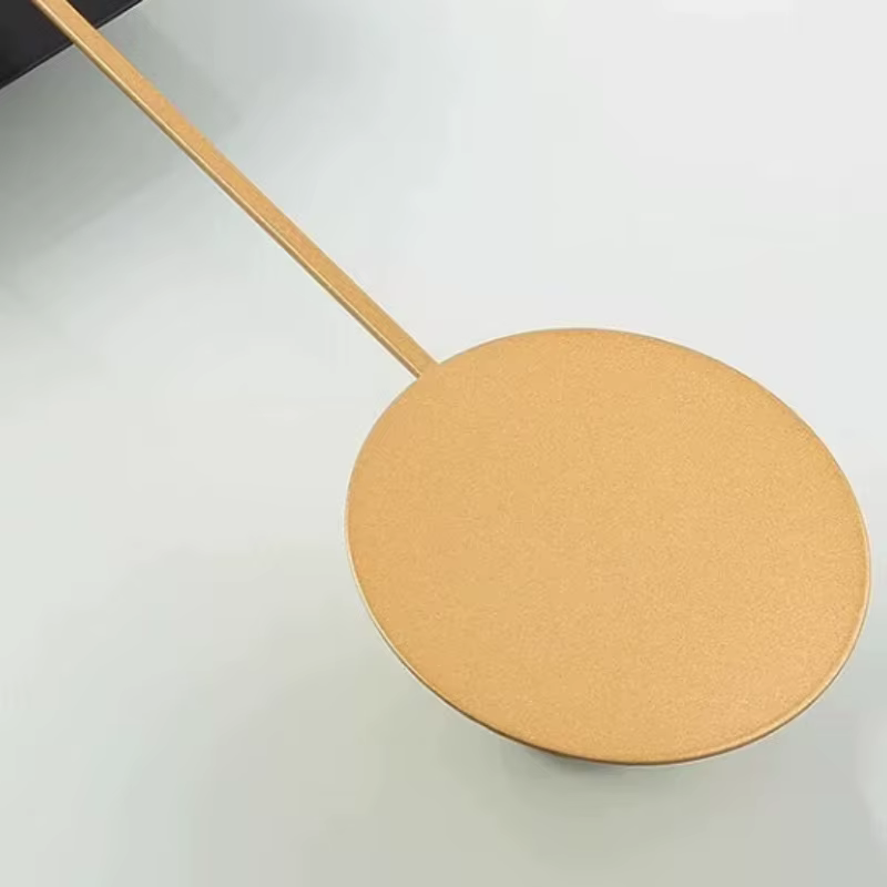 Horloge Murale Créative à Pendule, Grande Horloge Murale en Métal de Luxe pour Cuisine, Décoration Silencieuse pour Salle de Sport, Décoration de Chambre à Coucher