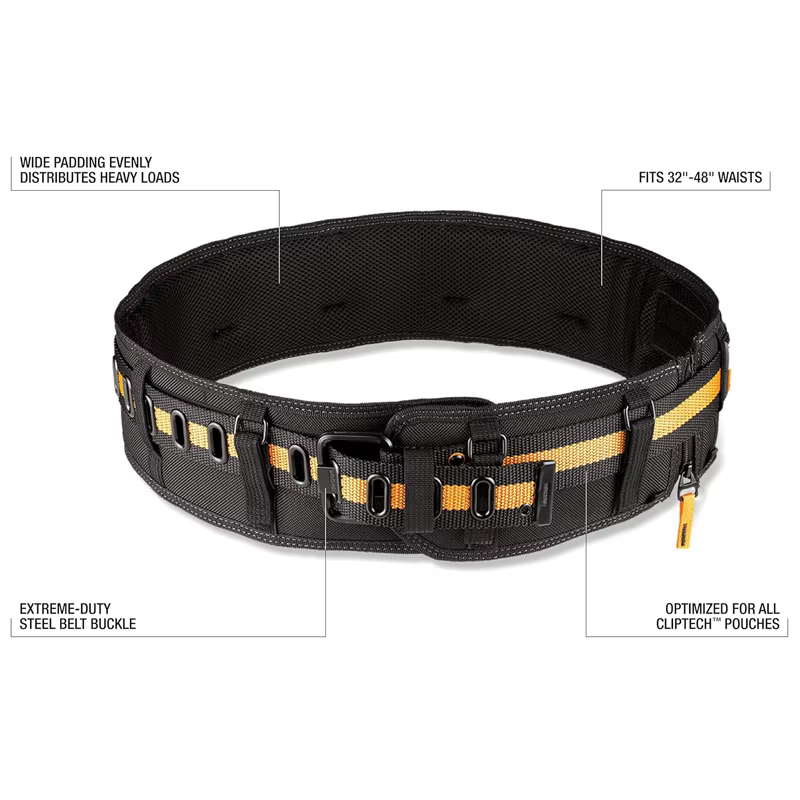 TOUGHBUILT – ceinture série TB-CT-40 TB-CT-40P TB-CT-401 TB-CT-401P TB-CT-42, sangle de taille spécifique pour électricien