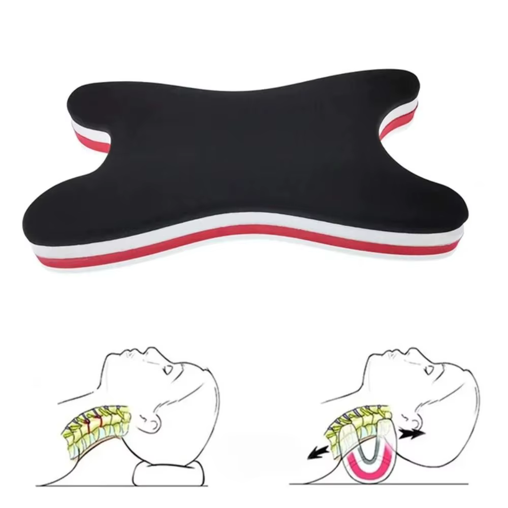 Appareils de massage du cou : Oreiller de traction orthopédique pour soulagement cervical, oreiller de traction cervicale portable, oreiller de massage cervical