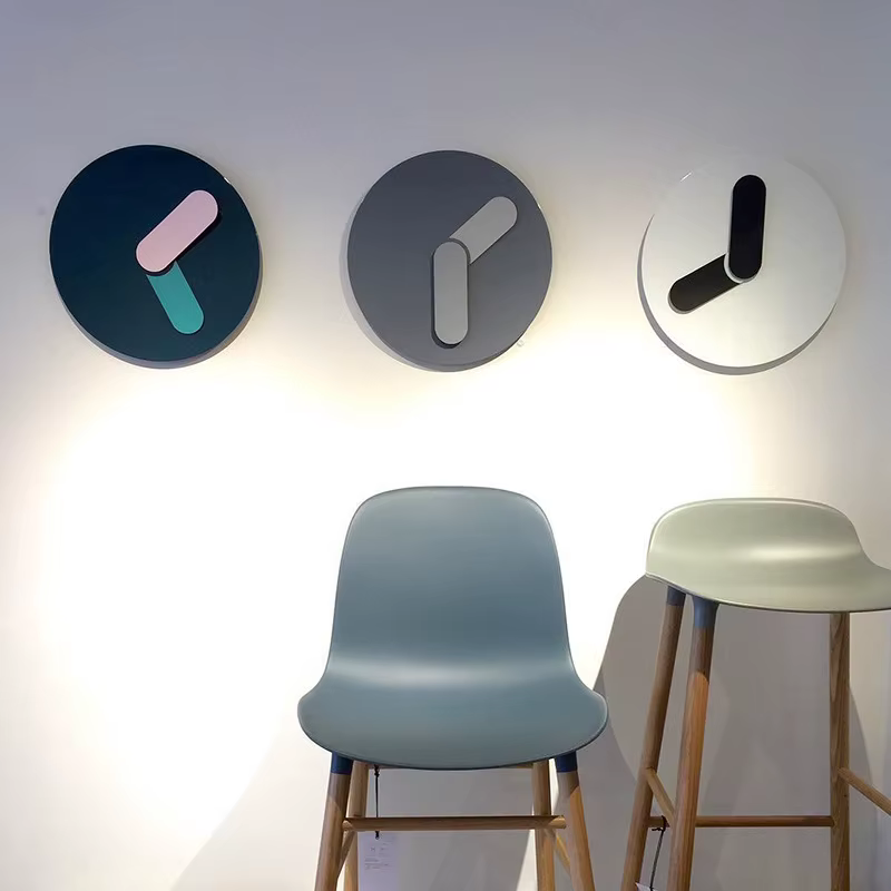 Horloge murale moderne de 12 pouces, pour la maison, dans le salon, fraîche, créative, Unique, Simple, mode, exquise, ronde et muette