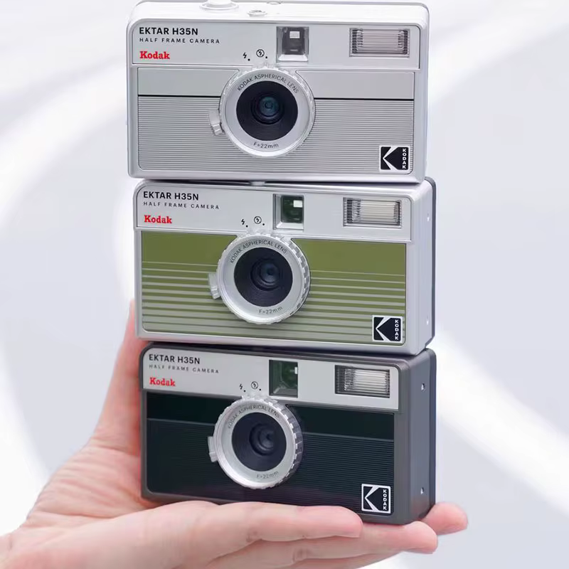 KODAK EKTAR-Appareil photo demi-cadre H35N, appareil photo à film réutilisable avec flash, original, 35mm, cadeau d'anniversaire