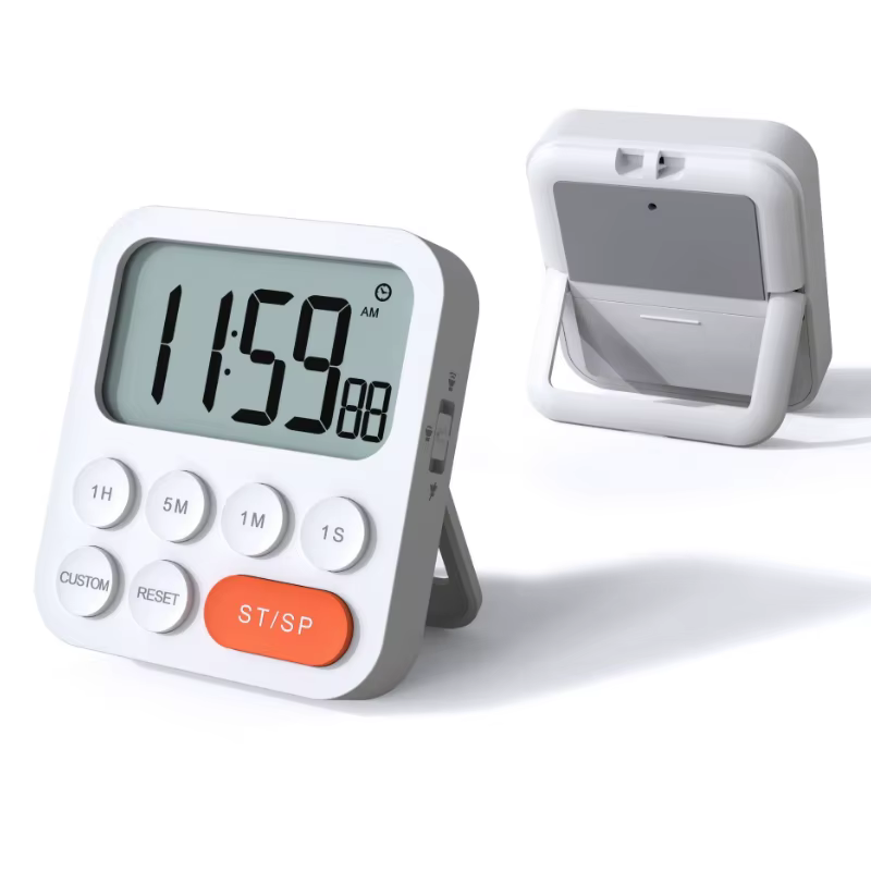 Minuterie numérique LCD, compte à rebours, chronomètre, cuisine à domicile, horloge de cuisine, minuterie de cuisson, douche, fitness, irritation, salle d'étude