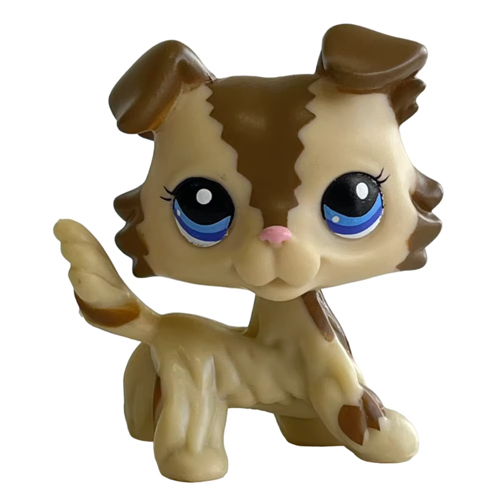 Supports de jouets pour animaux de compagnie rares, cheveux courts, chaton, chien, teckel, Collie épagneul, Great Dane, jouet Original à tête Bobble lps