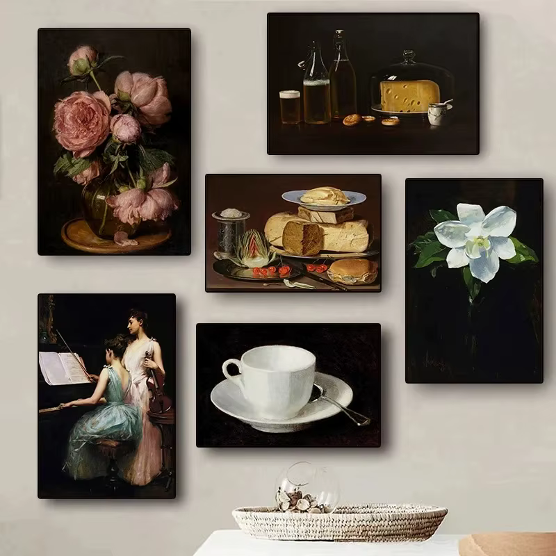 Tableaux sur toile de femmes de la Renaissance, femmes temperamentales, affiches rétro victoriennes, décorations murales, images d'art pour la maison