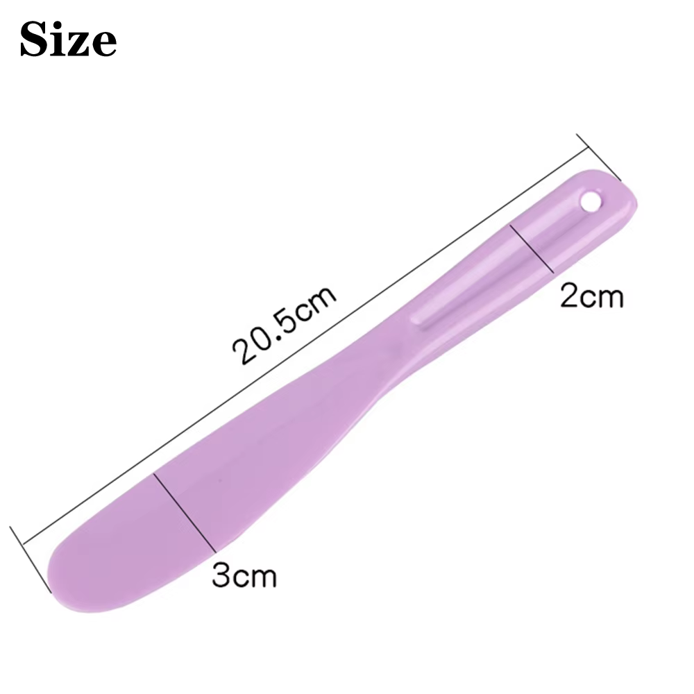 Bâton applicateur de maquillage, outil de masque DIY, cuillère de beauté, spatule cosmétique, bâton de crème pour les yeux, bâton de masque en silicone, cuillère à mélanger les masques