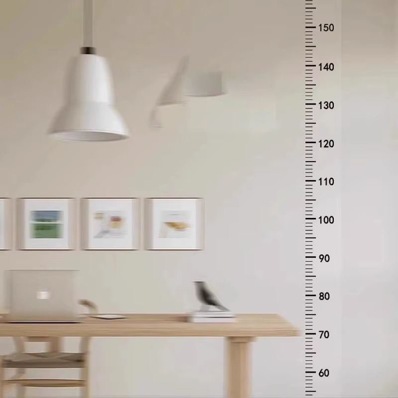 Autocollant mural pour tableau de croissance des enfants, imperméable et amovible, 1 pièce, règle de hauteur claire et précise, comme cadeau d'anniversaire pour garçons et filles