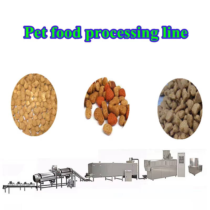 Vends Briskly et Easy Wet Kibble Pet Dog Cat Feed Pellet Making Fabrication Ligne de traitement d'extrusion