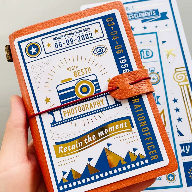 Tapis d'écriture multifonctionnel pour carnet de voyage, avec règle à grille, planificateur, Journal TN, tableau d'écriture, fournitures de papeterie PP