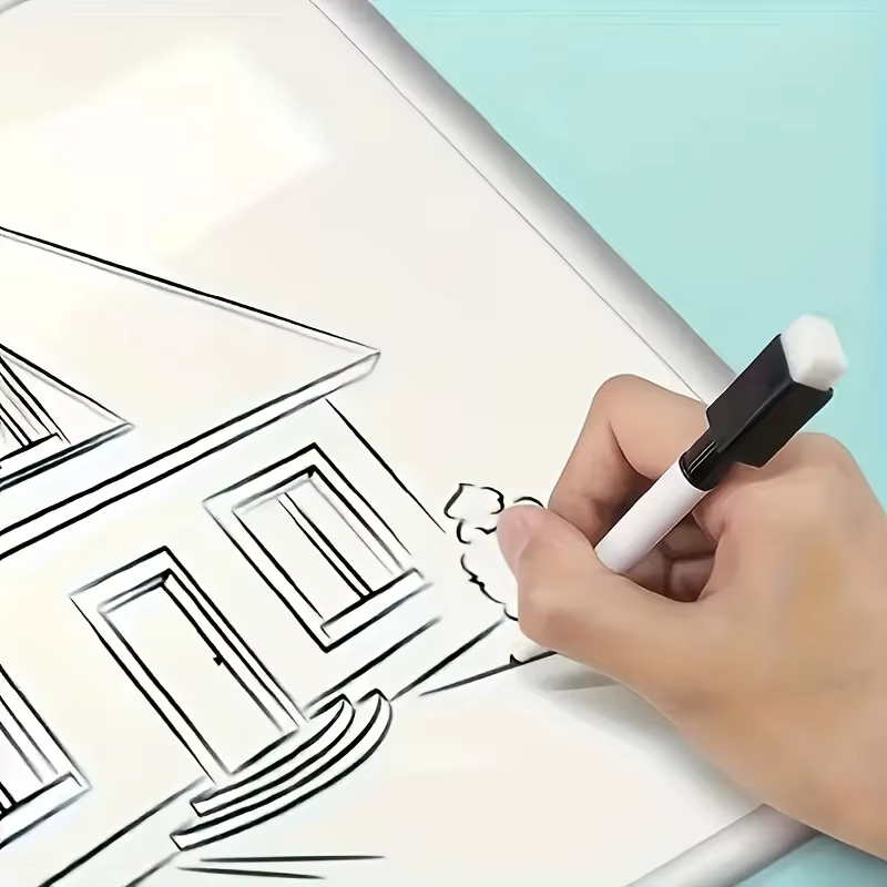 Stylo pour tableau blanc, petite taille, noir, en option, adapté au marquage, fournitures de présentation de bureau, apprentissage, 6/16/30 pièces