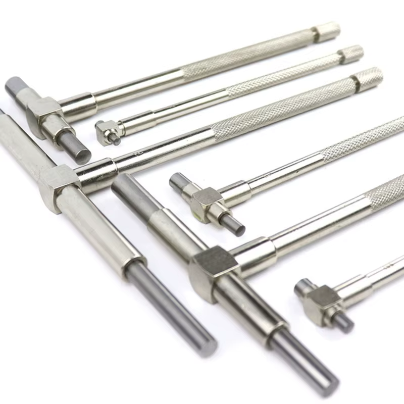 Jeu de jauges d'alésage télescopiques, 6 pièces, pour alésages internes, outils de mesure de 8 à 150mm, livraison directe