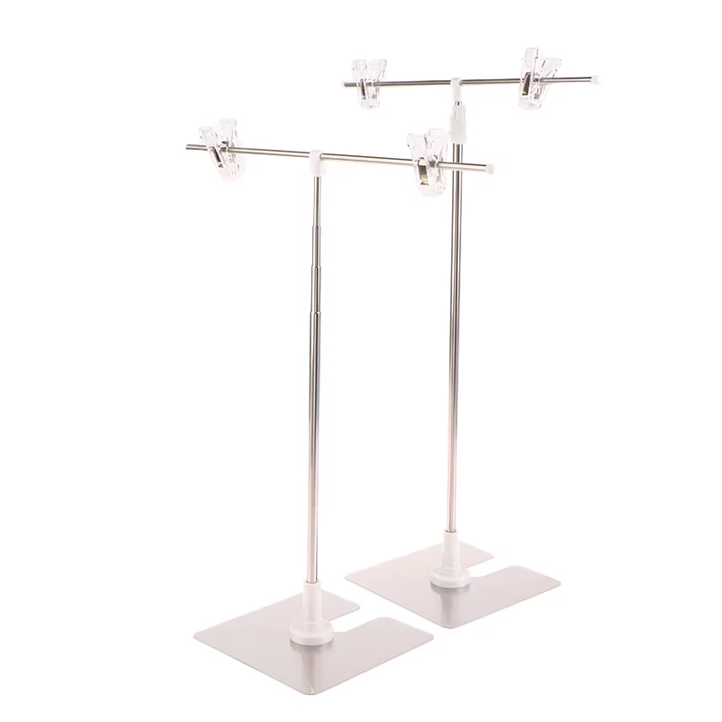 Support d'affichage pour affiches en forme de T, cadre de fond, support de clip publicitaire, accessoires vidéo, accessoires de photographie, support de toile de fond