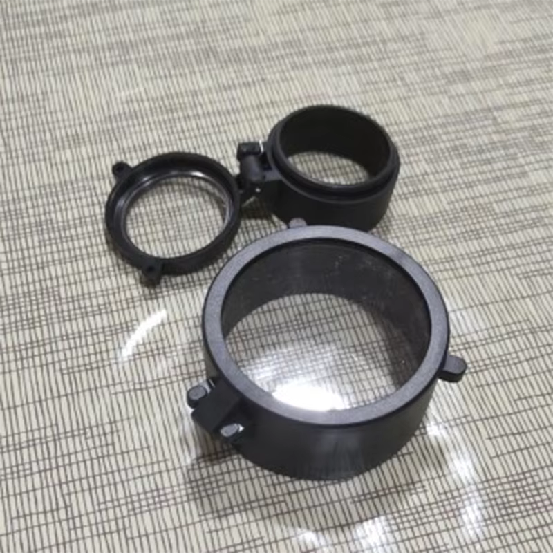 Couvercle d'objectif de portée de fusil Transparent de chasse, calibre 30mm-69mm, vue tactique rabattable, capuchon de protection à ouverture rapide, couvercle d'objectif