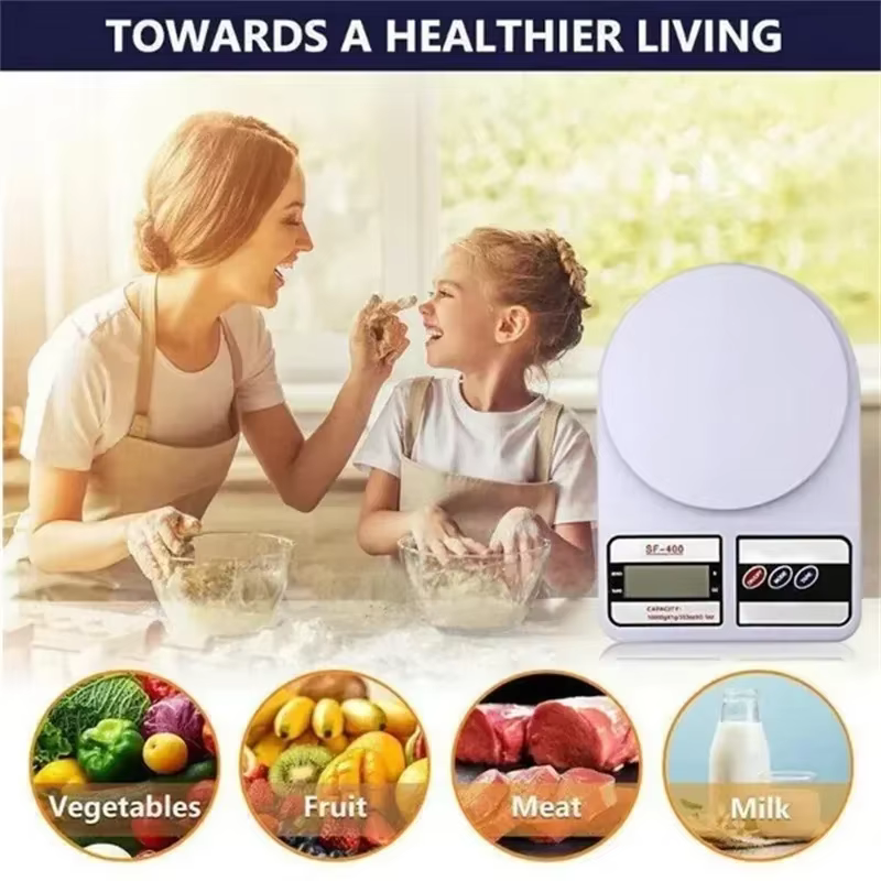 Balance numérique de cuisine électronique 10kg X1g, balance alimentaire en grammes, balance électrique, cuisson postale, gâteaux, accessoires de cuisine