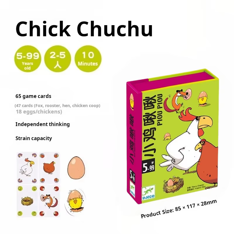 Jeux de société chauds poulet Chiu Chiu jeu de société Drecksau mouton noir Piou Piou jeu de cartes de fête jouets intellectuels cadeaux
