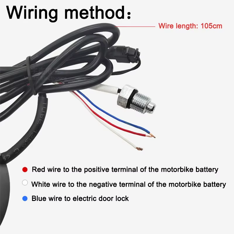 Horloge électronique de moto 5 en 1, voltmètre étanche IP67, étanche à la poussière, affichage numérique de PET LED, 12V