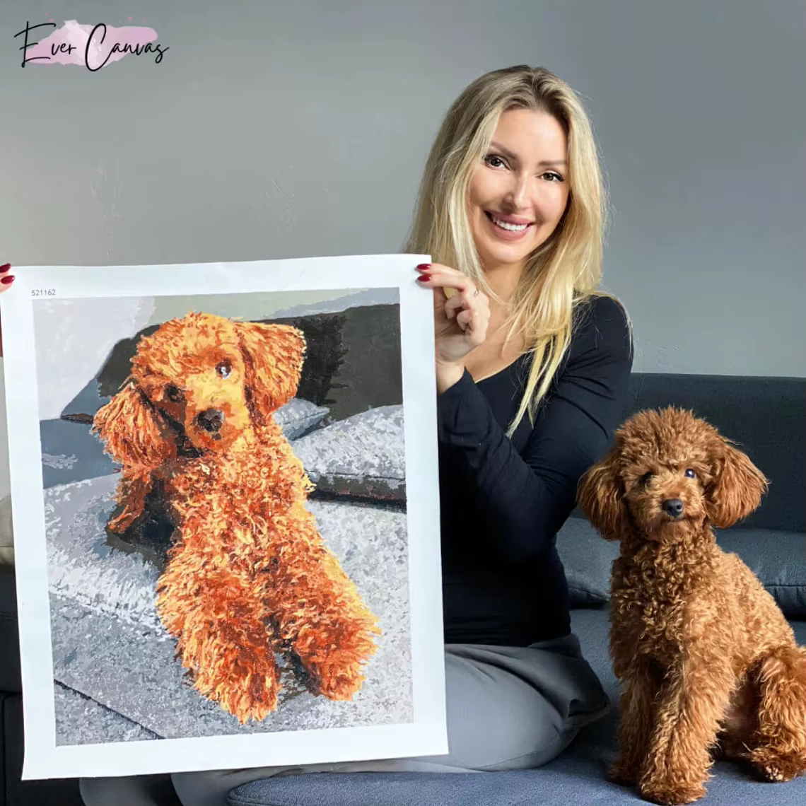 Peinture par Numéros Personnalisée avec Photo, Dessin par Numéros, Peinture à Faire Soi-Même, Coloriage sur Toile